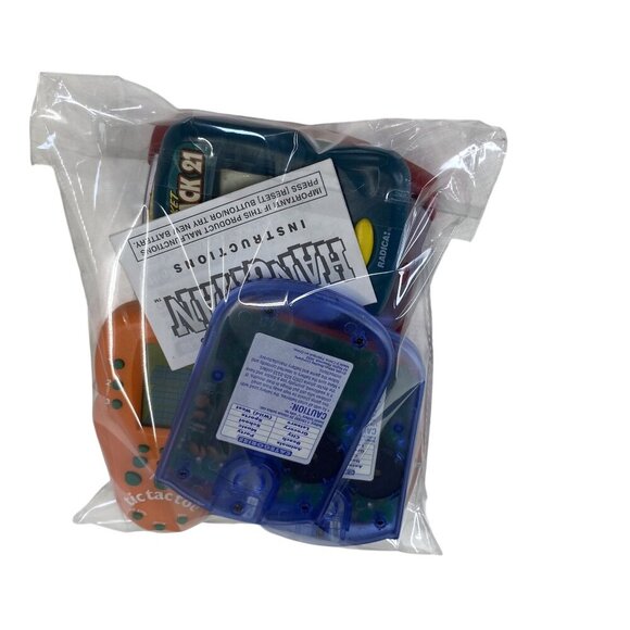 Electronic Handheld Game Lot Radica Hangman Tic Tac Toe Blackjack 21 Poker - Picture 4 of 5